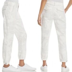 PAIGE Mayslie Jogger Women's Jeans in White Camo Size 25